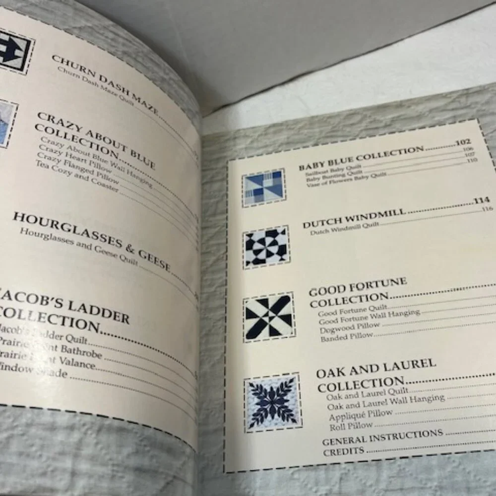 Quick-method Classic Blue Quilts Soft Cover 1997